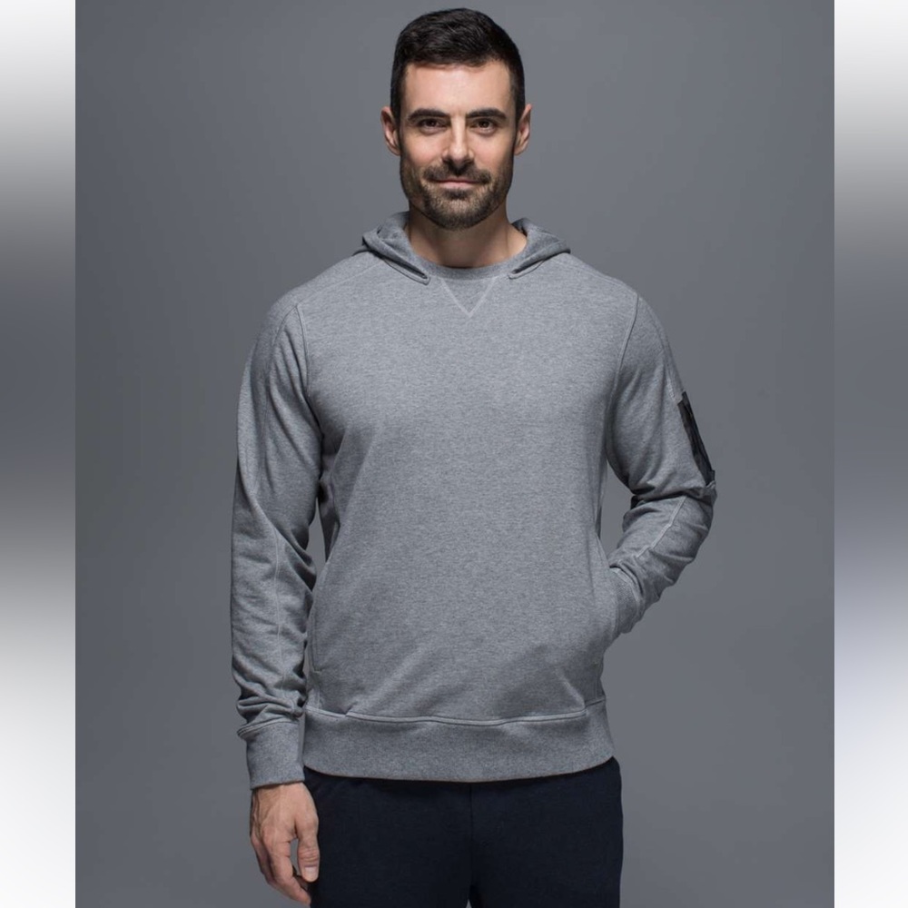 Lululemon Athletica Revival Hoodie Heathered Medium Grey Size XL